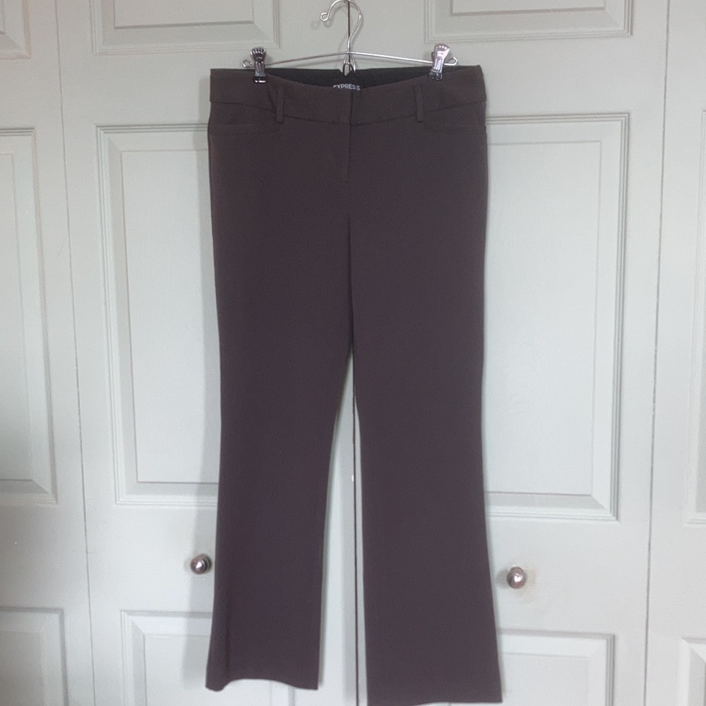 Express Columnist Pant 6S Dark Brown